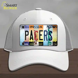 Pacers Strip Art Novelty License Plate Hat Tag Mesh / White