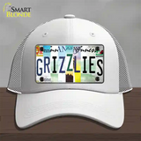 Grizzlies Strip Art Novelty License Plate Hat Tag Mesh / White