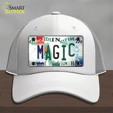 Magic Strip Art Novelty License Plate Hat Tag Mesh / White