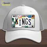 Kings Hockey Strip Art Novelty License Plate Hat Tag Mesh / White