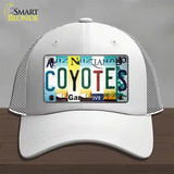 Coyotes Strip Art Novelty License Plate Hat Tag Mesh / White