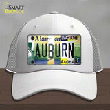 Auburn Strip Art Novelty License Plate Hat Tag Mesh / White