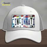 Cincinnati Strip Art Novelty License Plate Hat Tag Mesh / White