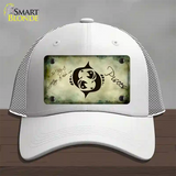 Pisces Zodiac Novelty License Plate Hat Mesh / White