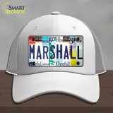 Marshall Strip Art Novelty License Plate Hat Tag Mesh / White