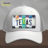 Texas Strip Art Novelty License Plate Hat Tag Mesh / White