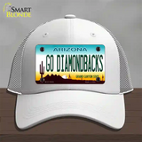 Go Diamondbacks Novelty License Plate Hat Tag Mesh / White