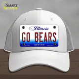 Go Bears Novelty License Plate Hat Tag Mesh / White