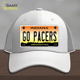 Go Pacers Novelty License Plate Hat Tag Mesh / White