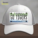 Go Tigers Novelty License Plate Hat Tag Mesh / White