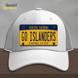 Go Islanders Novelty License Plate Hat Tag Mesh / White