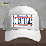 Go Capitals Novelty License Plate Hat Tag Mesh / White