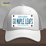 Go Maple Leafs Novelty License Plate Hat Tag Mesh / White