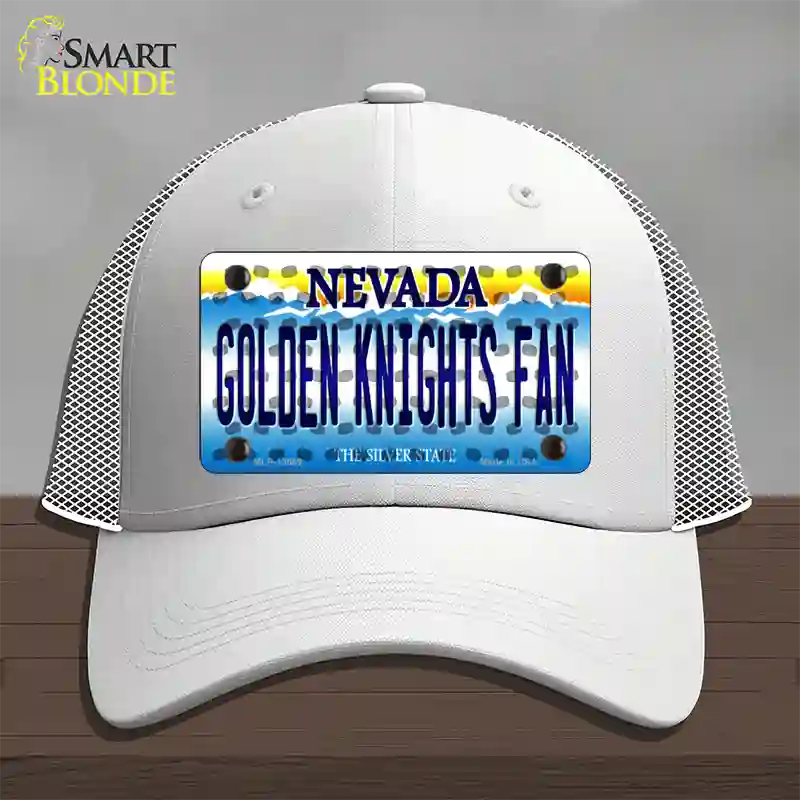 Golden Knights Fan Novelty License Plate Hat Tag Mesh / White