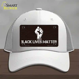 Black Lives Matter Brick Novelty License Plate Hat Tag Mesh / White