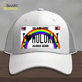 I Heart Molokai Novelty License Plate Hat Tag Mesh / White