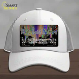 Drugs Lead Nowhere Novelty License Plate Hat Tag Mesh / White