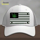 American Weed Novelty License Plate Hat Tag Mesh / White