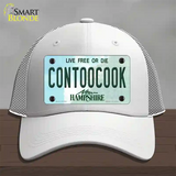 Contoocook New Hampshire Novelty License Plate Hat Tag Mesh / White