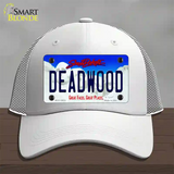 Deadwood South Dakota Novelty License Plate Hat Tag Mesh / White