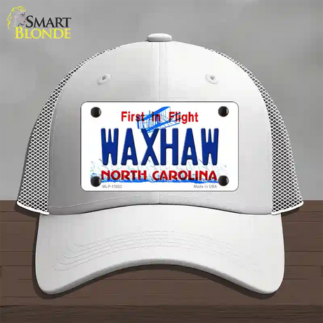 Waxhaw North Carolina Novelty License Plate Hat Tag Mesh / White