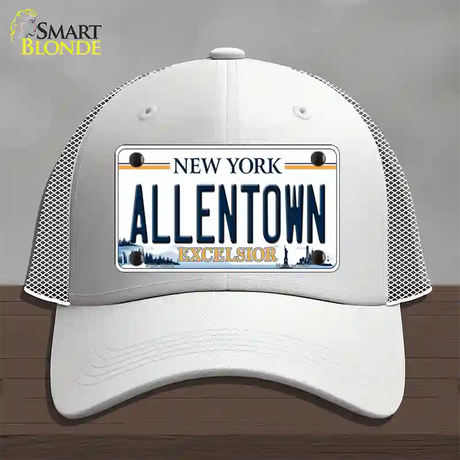 Allentown Excelsior New York Novelty License Plate Hat Tag Mesh / White