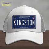 Kingston Tennessee Blue Novelty License Plate Hat Tag Mesh / White