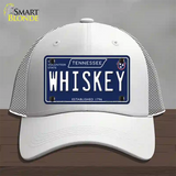 Whiskey Tennessee Blue Novelty License Plate Hat Tag Mesh / White