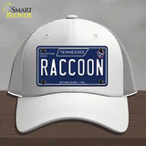 Raccoon Tennessee Blue Novelty License Plate Hat Tag Mesh / White