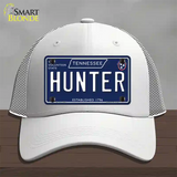 Hunter Tennessee Blue Novelty License Plate Hat Tag Mesh / White