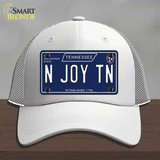 N Joy TN Tennessee Blue Novelty License Plate Hat Tag Mesh / White