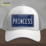 Princess Tennessee Blue Novelty License Plate Hat Tag Mesh / White