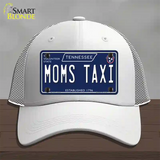 Moms Taxi Tennessee Blue Novelty License Plate Hat Tag Mesh / White