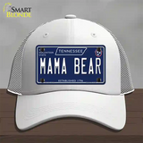 Mama Bear Tennessee Blue Novelty License Plate Hat Tag Mesh / White