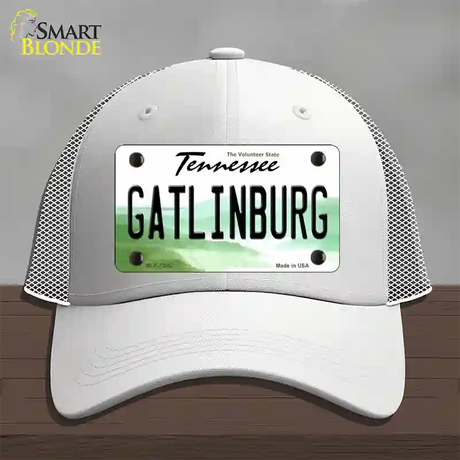 Gatlinburg Tennessee Novelty License Plate Hat Tag Mesh / White