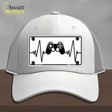 Video Games Heart Beat Novelty License Plate Hat Tag Mesh / White