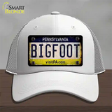 Bigfoot Pennsylvania Novelty License Plate Hat Tag Mesh / White