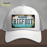 Bigfoot Kentucky Novelty License Plate Hat Tag Mesh / White