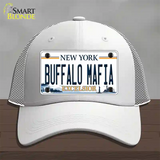 Buffalo Mafia New York Excelsior Novelty License Plate Hat Mesh / White