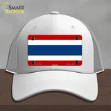 Thailand Flag Novelty License Plate Hat Mesh / White