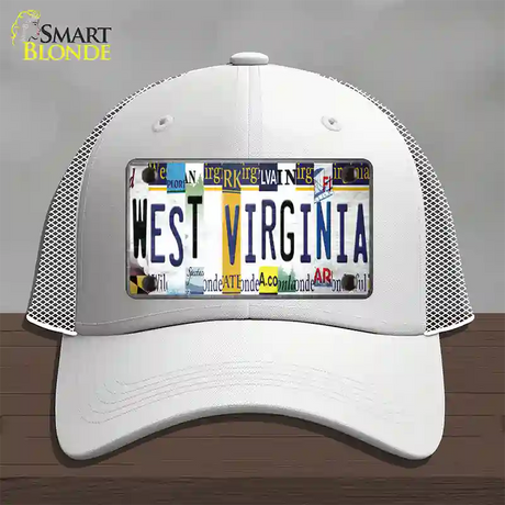 West Virginia License Plate Art Novelty License Plate Hat Mesh / White