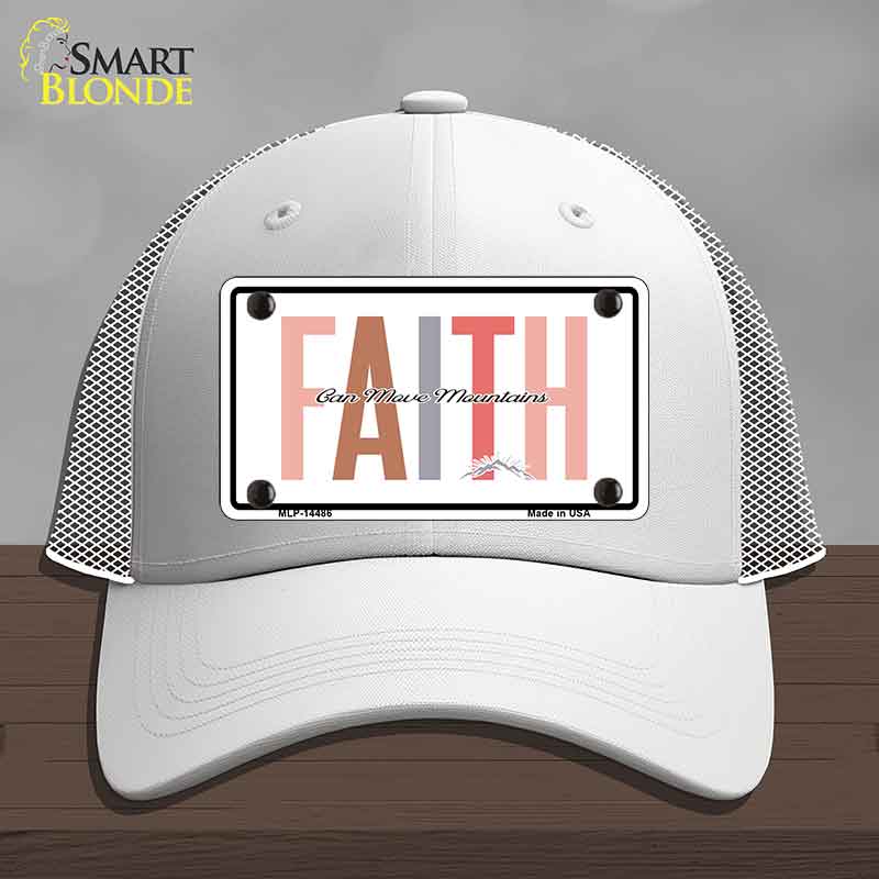 Faith Can Move Mountains Novelty License Plate Hat HAT-MLP-14486