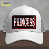 Princess Patriotic Novelty License Plate Hat Mesh / White