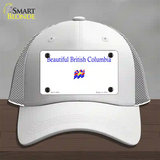 British Columbia Novelty License Plate Hat Mesh / White