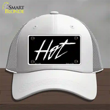 Hot Novelty License Plate Hat Mesh / White