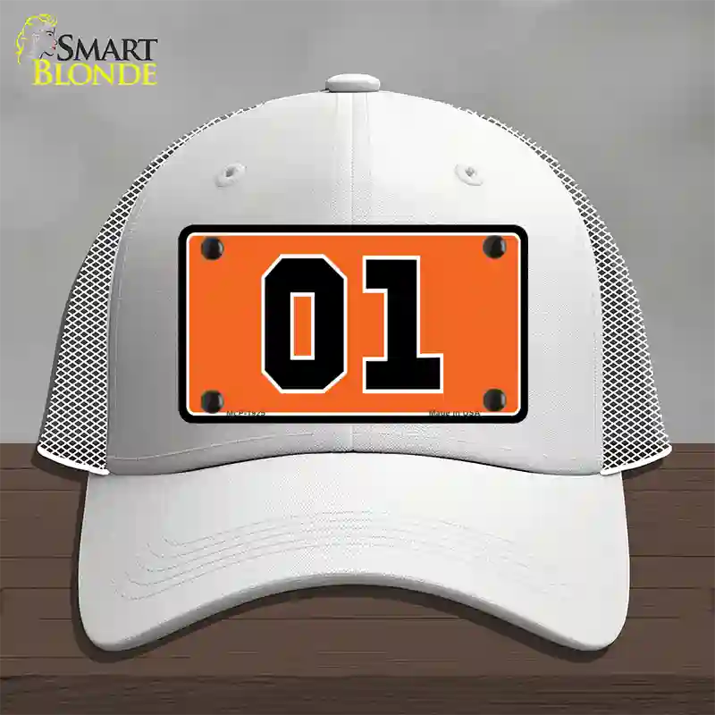 Dukes Of Hazard 01 Novelty License Plate Hat Mesh / White