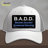 B.A.D.D. Novelty License Plate Hat Mesh / White