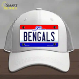 Bengals Ohio State Novelty License Plate Hat Mesh / White