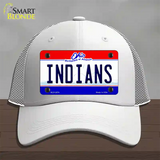 Indians Ohio State Novelty License Plate Hat Mesh / White