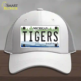 Tigers Michigan State Novelty License Plate Hat Mesh / White